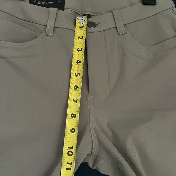 Lululemon ABC Slim Fit 5 Pkt Pant Sz 28 Warpstreme Warm Ash Gray